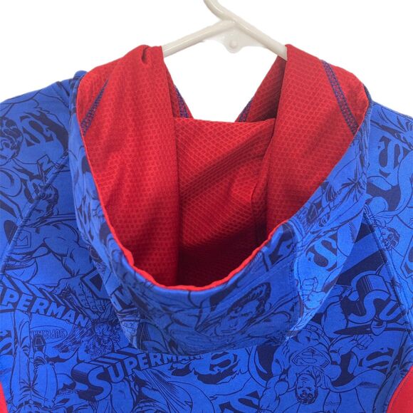 DC Comics Superman Hoodie Sweatshirt Youth S 6/7 READ Colorful Lightweight Layer - Picture 4 of 13